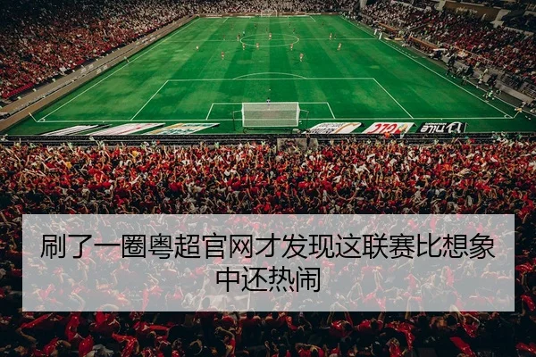 刷了一圈粤超官网才发现这联赛比想象中还热闹