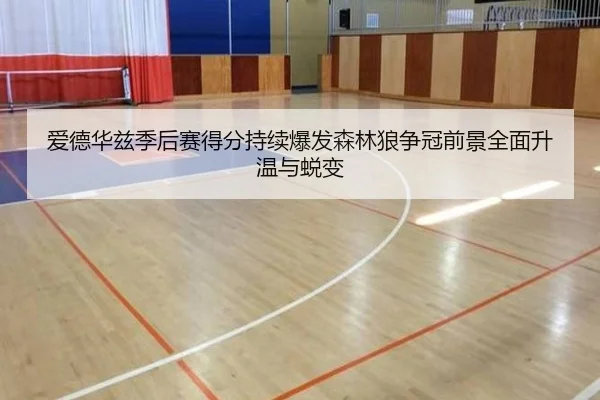 爱德华兹季后赛得分持续爆发森林狼争冠前景全面升温与蜕变